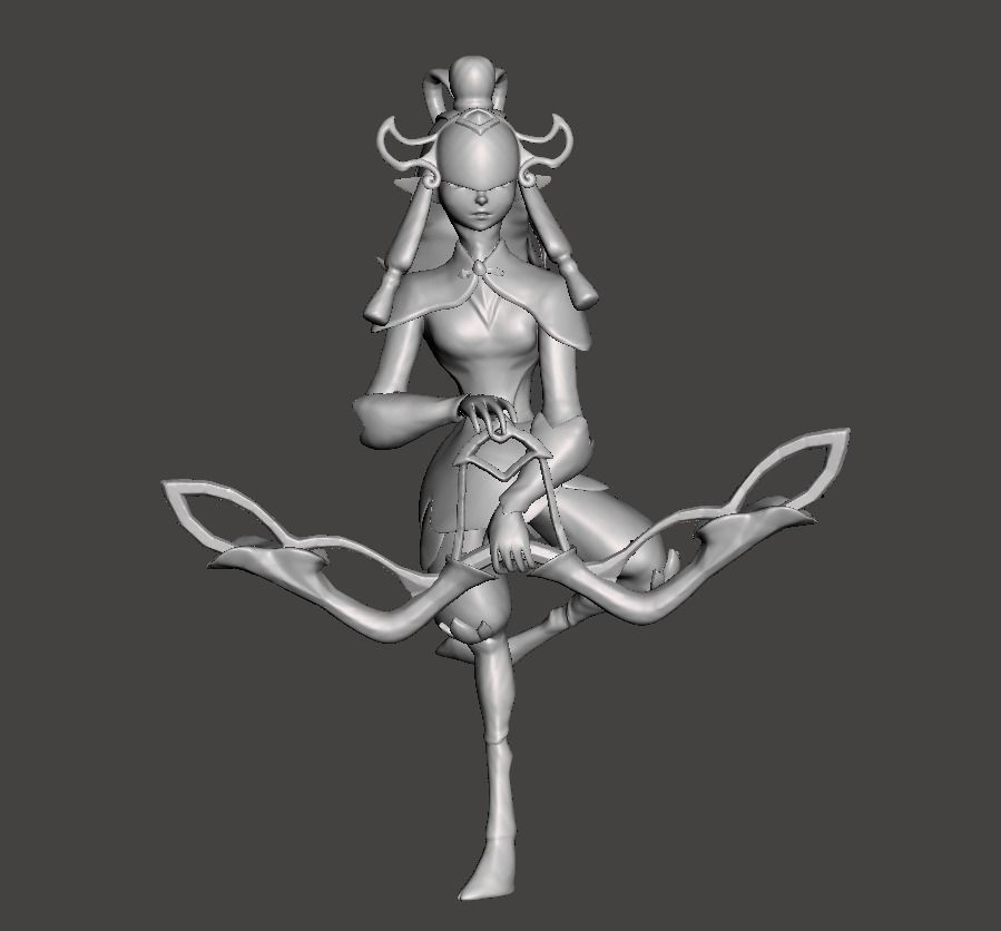 Porcelain Kindred 3D Model 3D print model_1
