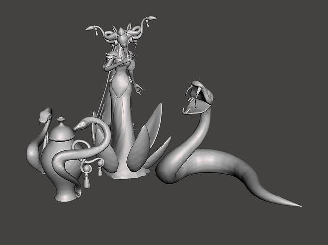 Porcelain Lissandra 3D Model 3D print model