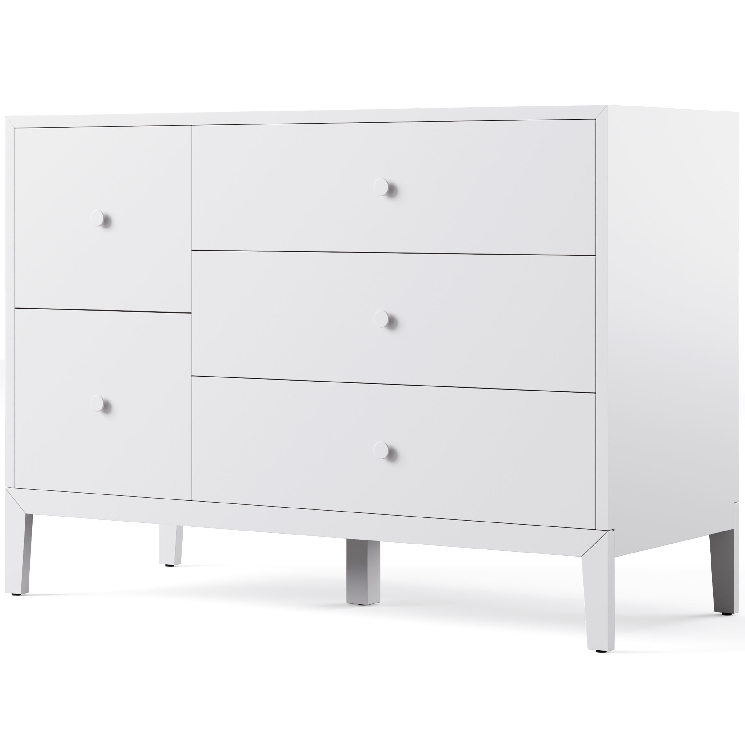 Kids Ever Simple Wide Dresser 3D model_3