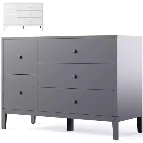 Kids Ever Simple Wide Dresser  3D model