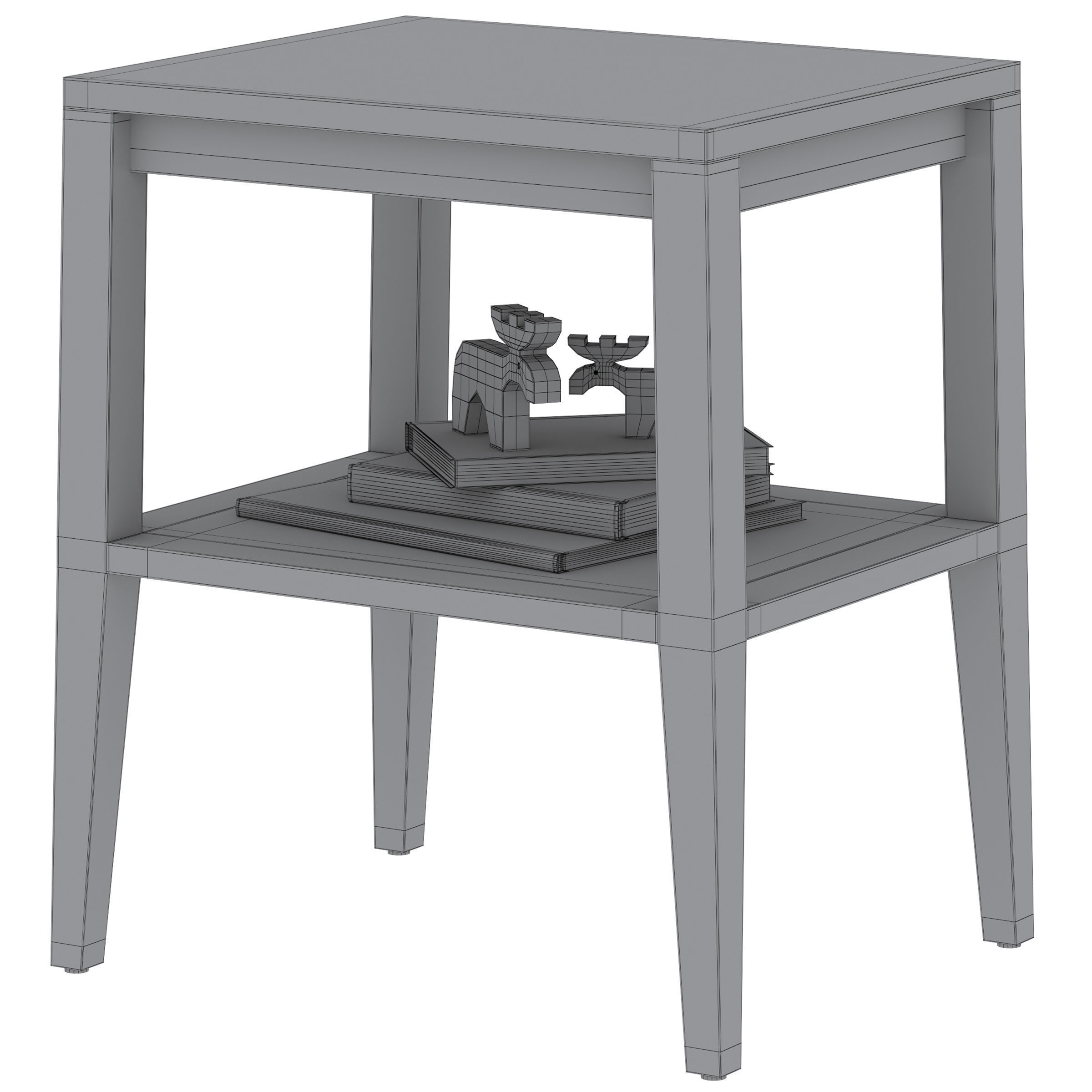 Kids Ever Simple Nightstand 3D model_4