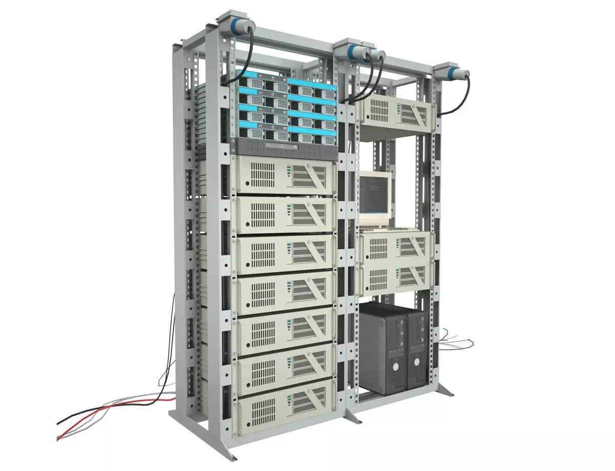 Data Server System Equipment 1 3D model_0