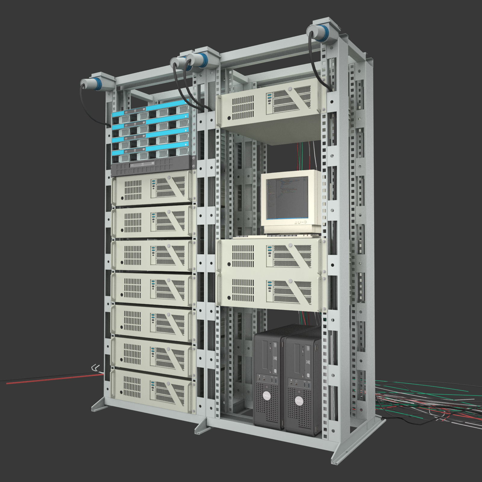 Data Server System Equipment 1 3D model_3