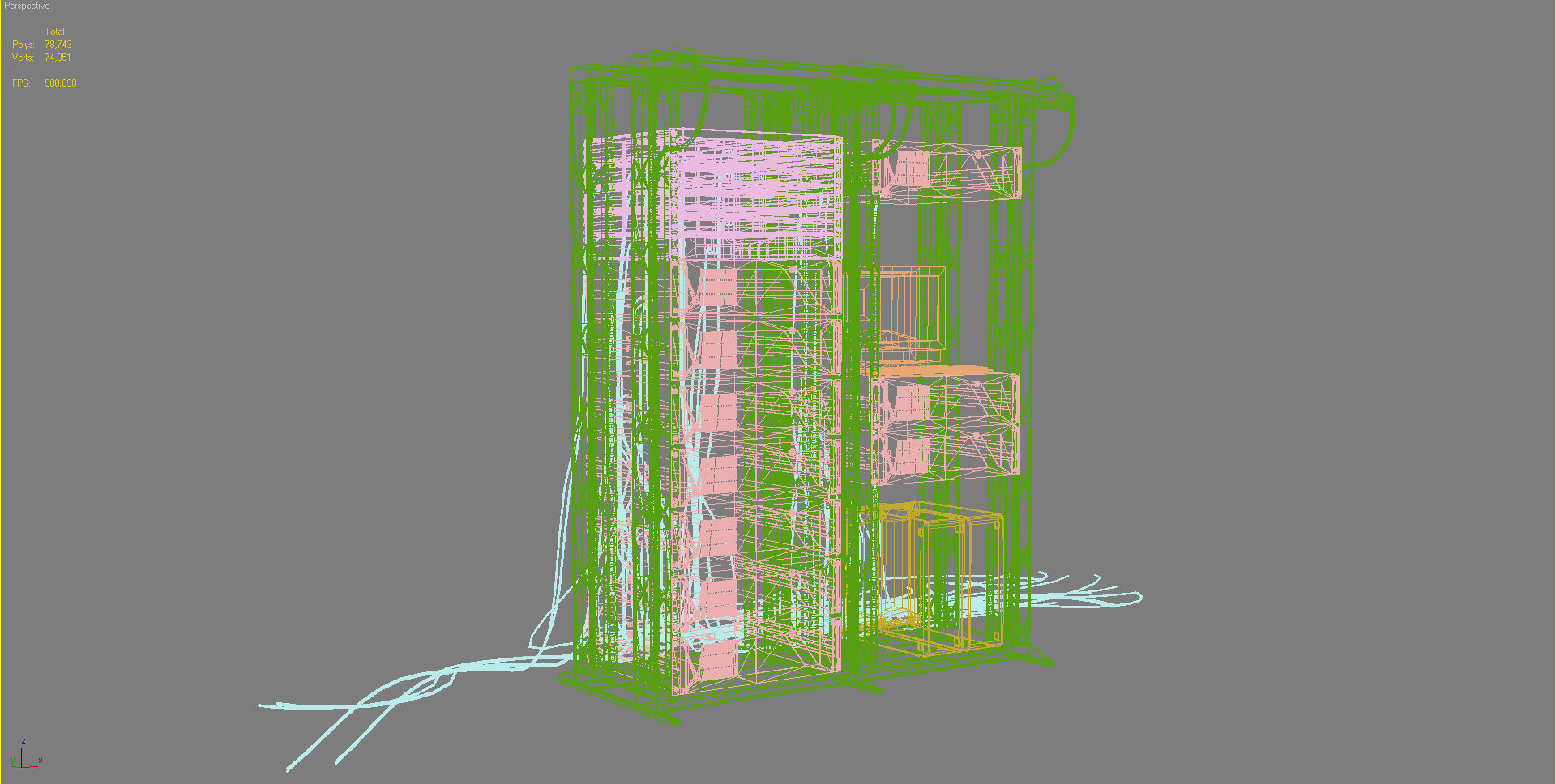 Data Server System Equipment 1 3D model_12