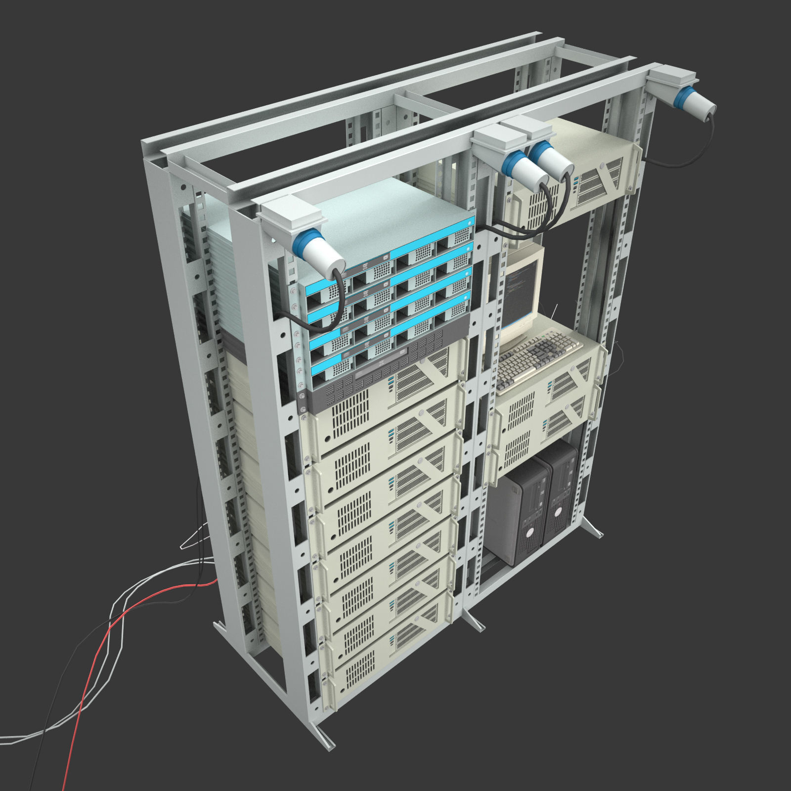 Data Server System Equipment 1 3D model_7
