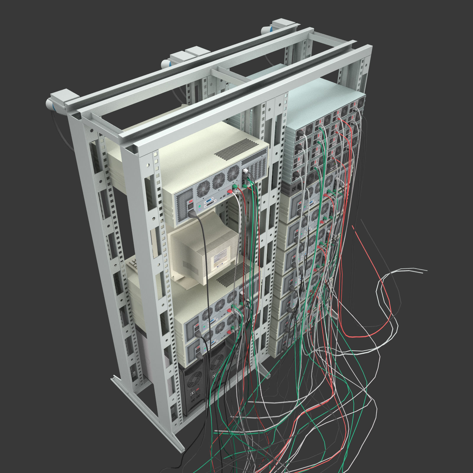 Data Server System Equipment 1 3D model_4