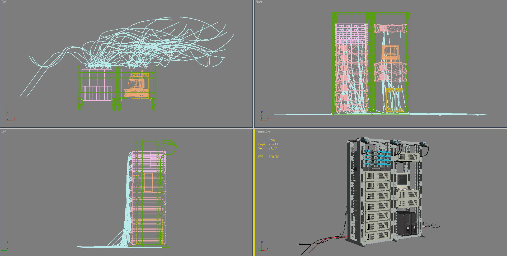 Data Server System Equipment 1 3D model_15