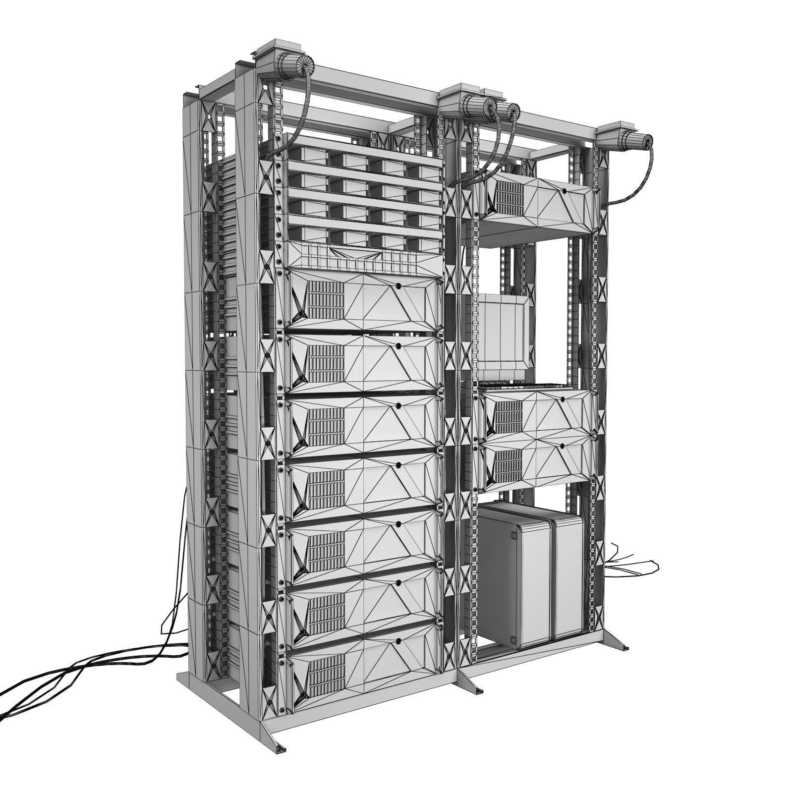 Data Server System Equipment 1 3D model_16