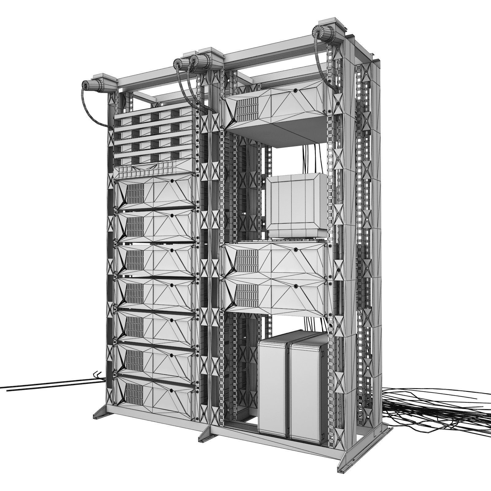 Data Server System Equipment 1 3D model_17