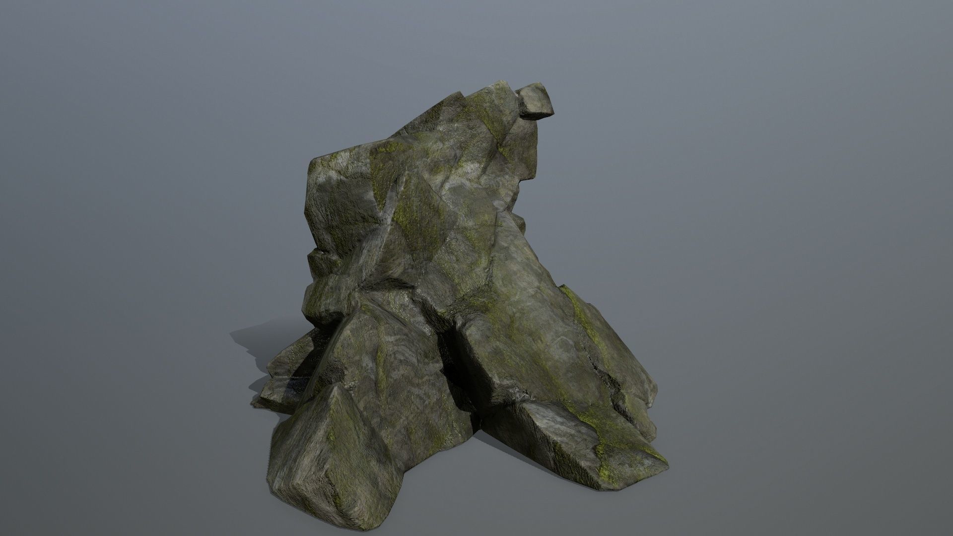 rocks rock Low-poly 3D model_4
