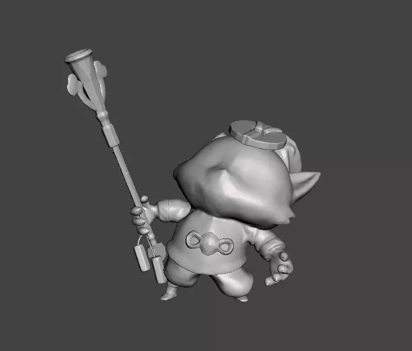 Firecracker Teemo 3D Model 3D print model
