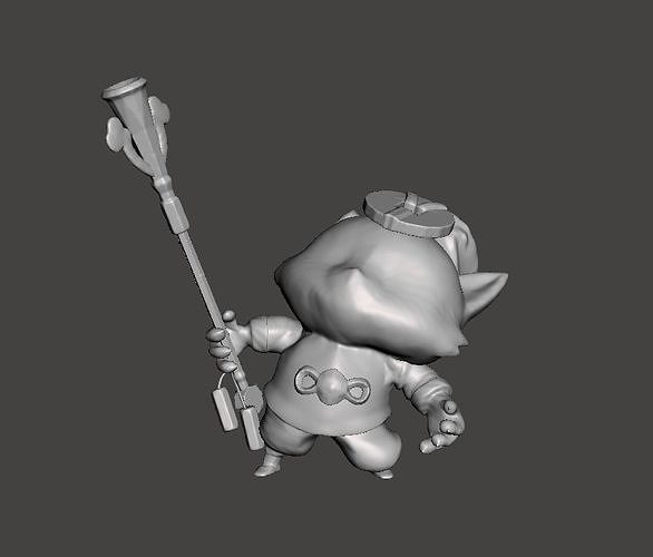Firecracker Teemo 3D Model 3D print model