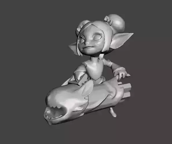 Firecracker Tristana 3D Model 3D print model