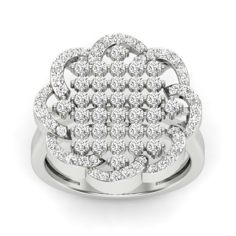 solitaire wedding engagement ring 3dm render detail 3D print model_7