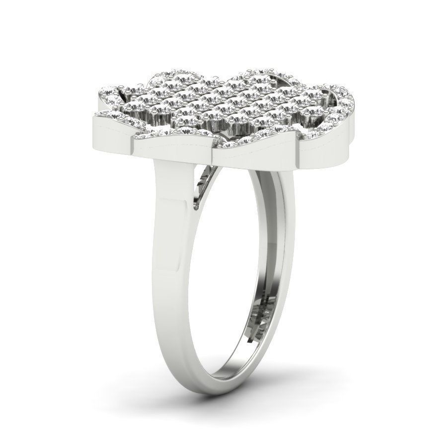 solitaire wedding engagement ring 3dm render detail 3D print model_9