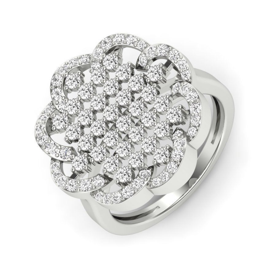 solitaire wedding engagement ring 3dm render detail 3D print model_5