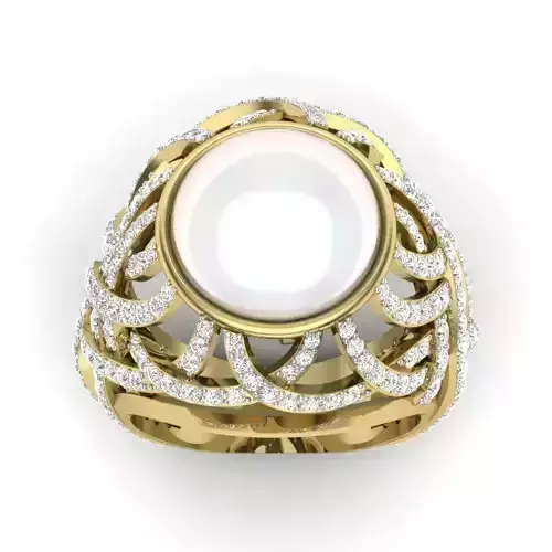 solitaire wedding engagement ring 3dm render detail