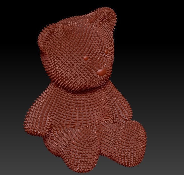 Christmas Bear 3D model_1
