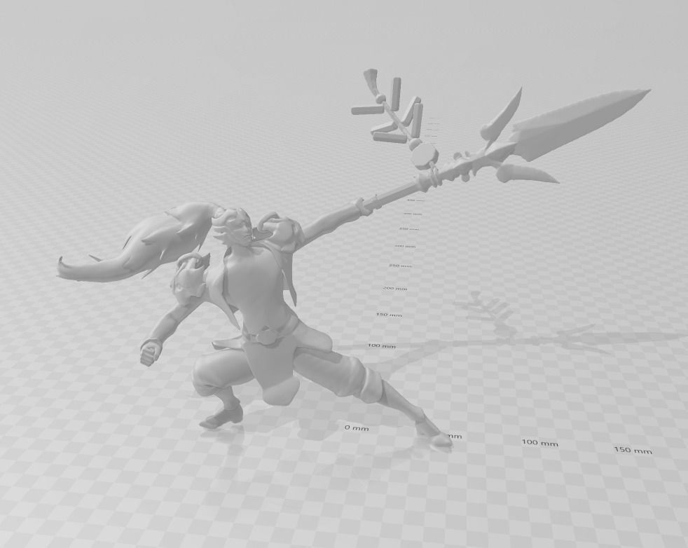 Firecracker Xin Zhao 3D Model 3D print model_2