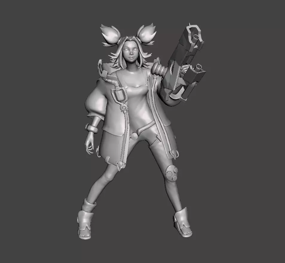 League of legends Zeri 3D Model 3D print model_0