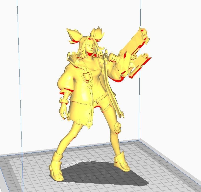 League of legends Zeri 3D Model 3D print model_1