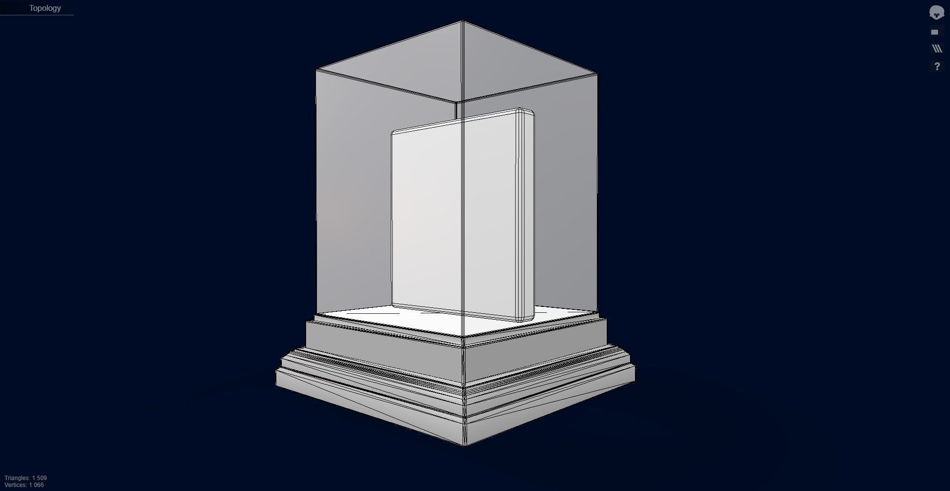 Mutant Ape 22 Gold Club Low-poly 3D model_13