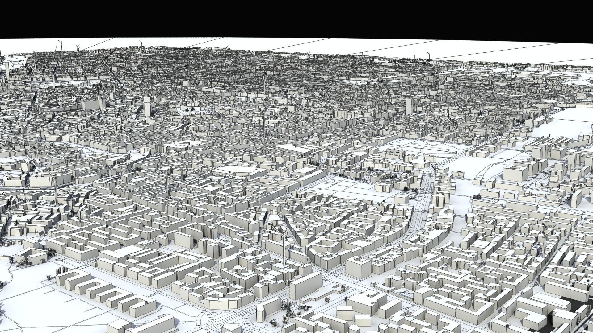 Milan City Italy Low-poly 3D model_38