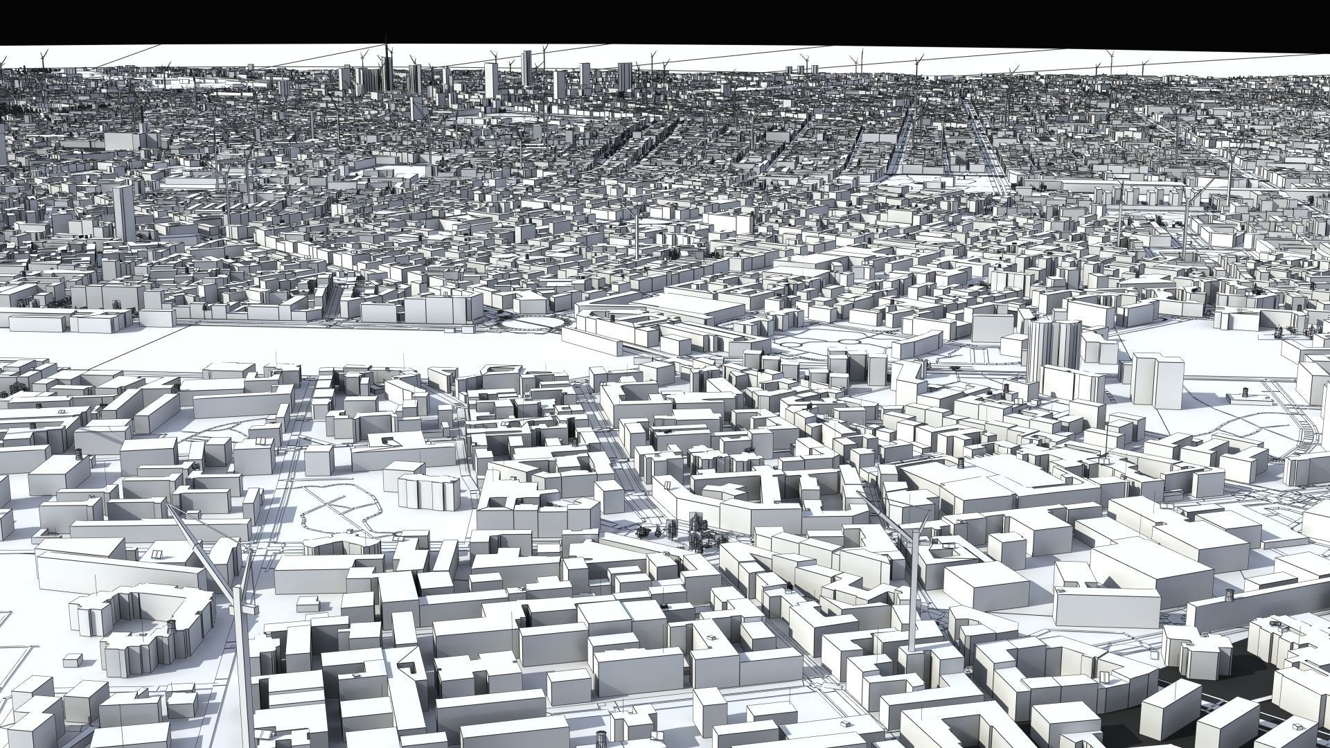Milan City Italy Low-poly 3D model_42
