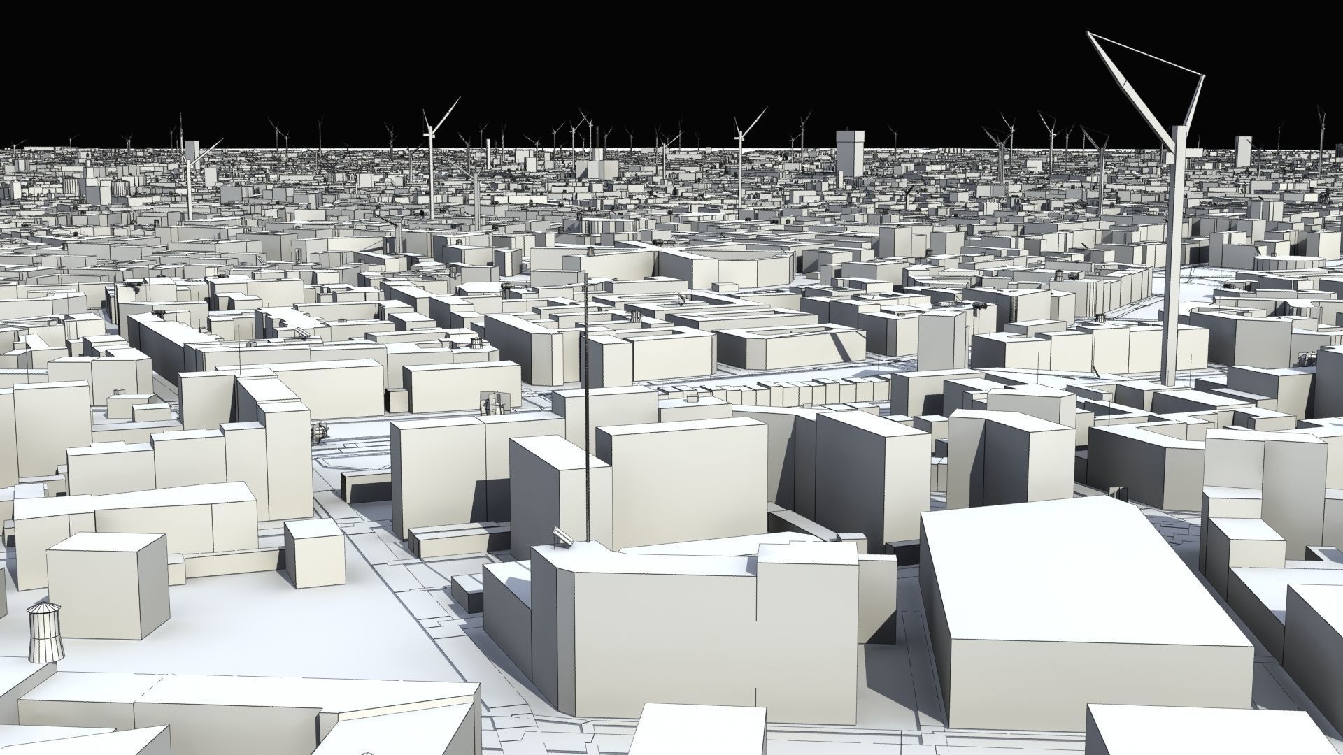 Milan City Italy Low-poly 3D model_36