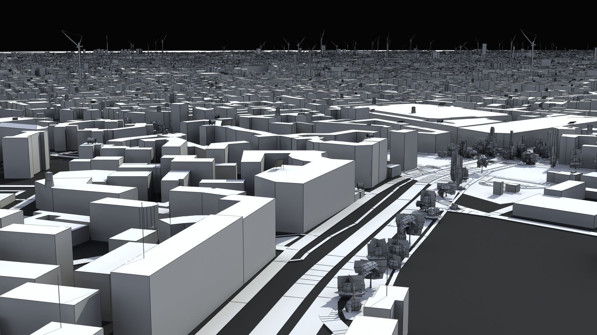 Milan City Italy Low-poly 3D model_41