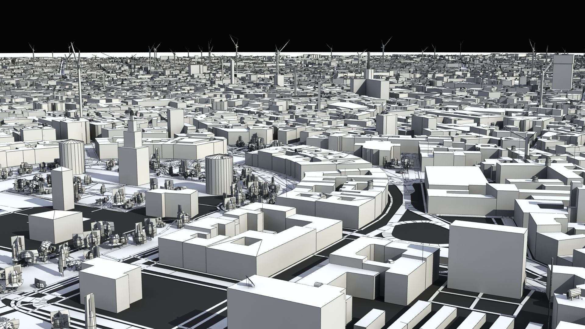 Milan City Italy Low-poly 3D model_31