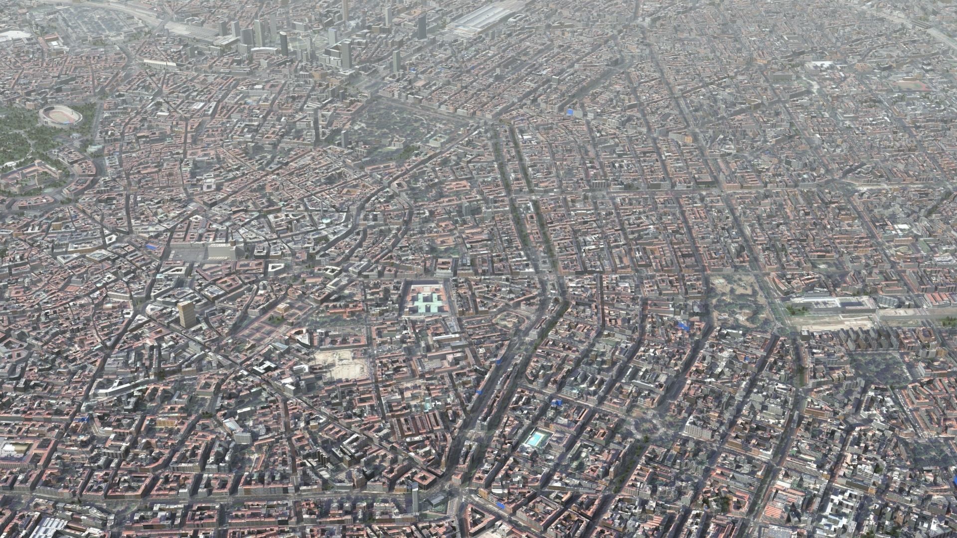 Milan City Italy Low-poly 3D model_1
