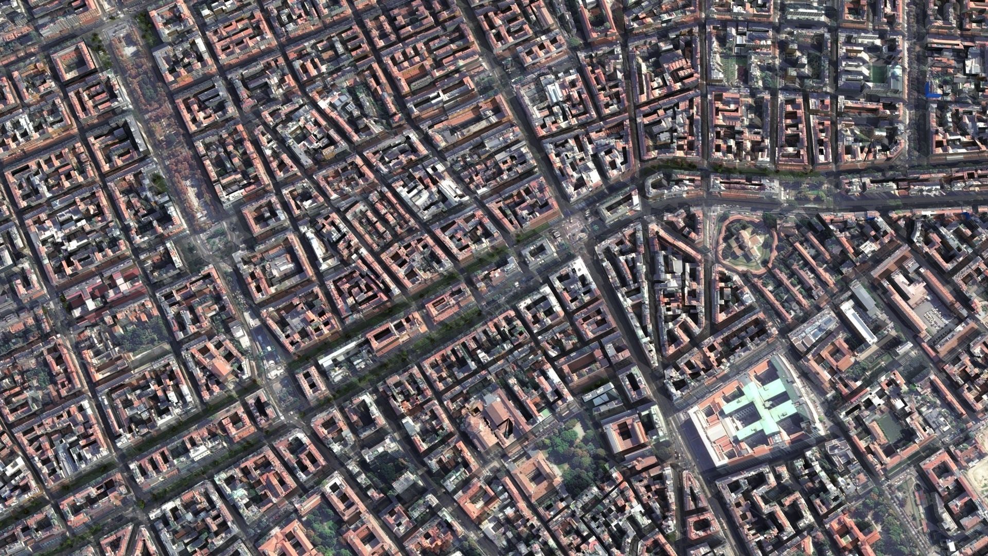 Milan City Italy Low-poly 3D model_19