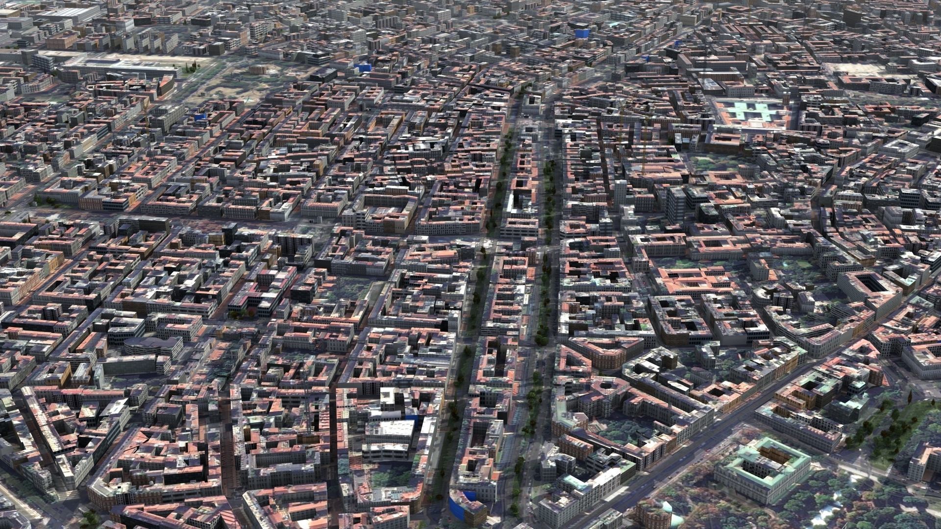 Milan City Italy Low-poly 3D model_23