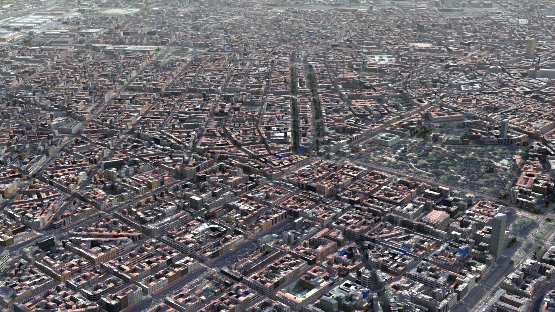 Milan City Italy Low-poly 3D model_21