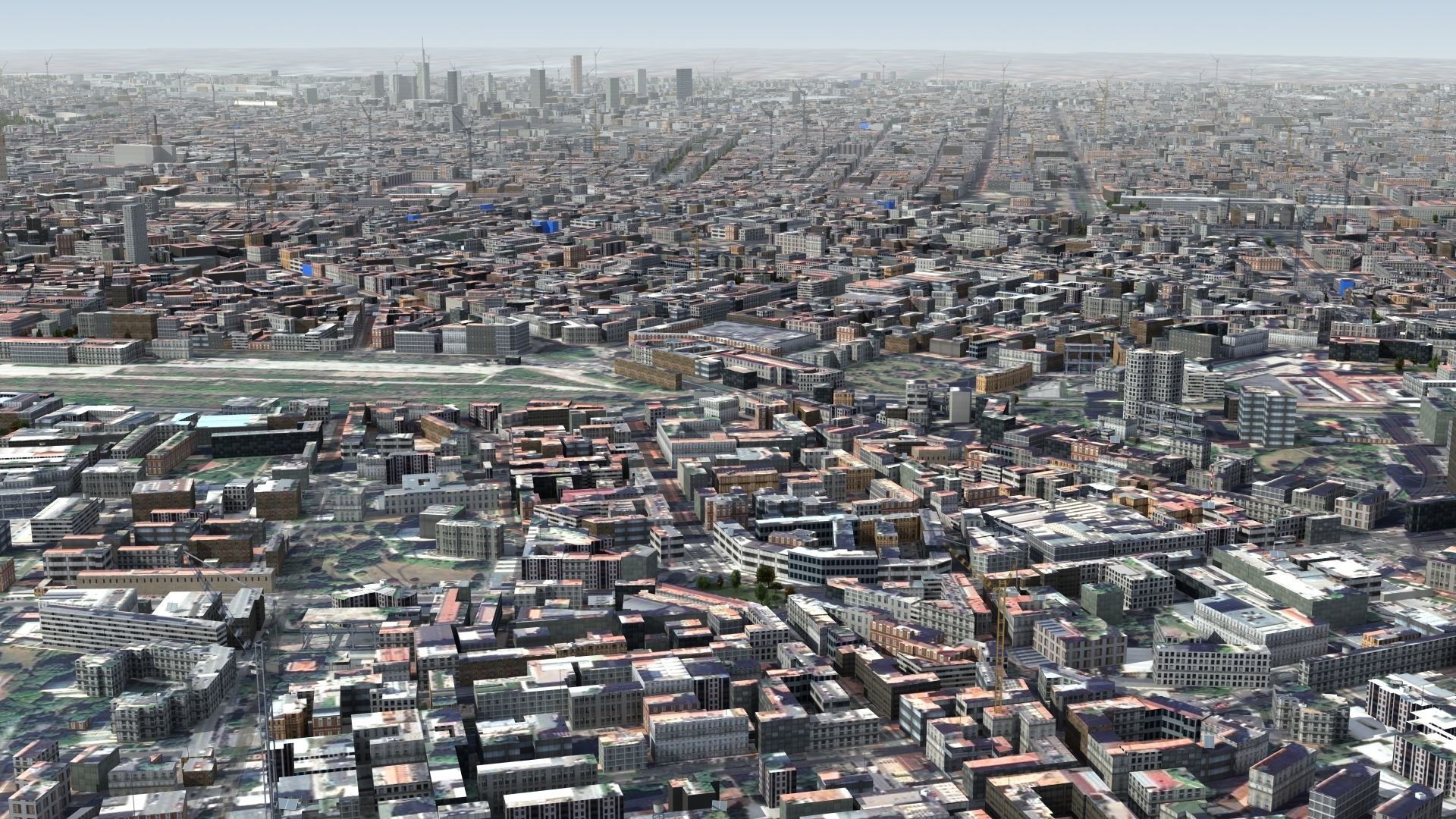 Milan City Italy Low-poly 3D model_13
