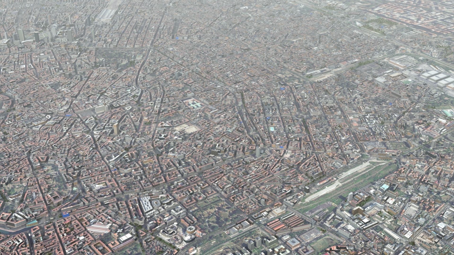 Milan City Italy Low-poly 3D model_18