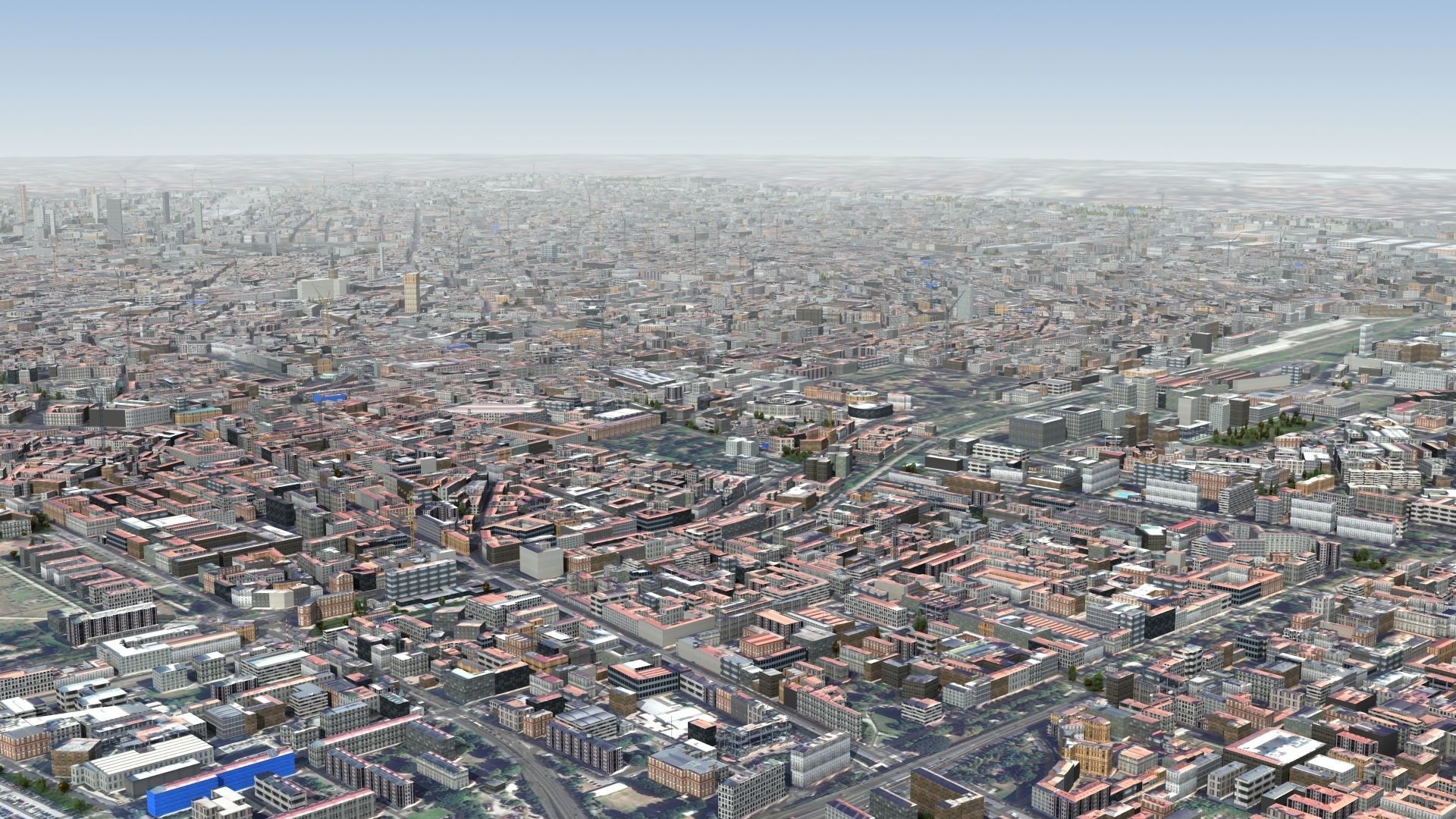 Milan City Italy Low-poly 3D model_15