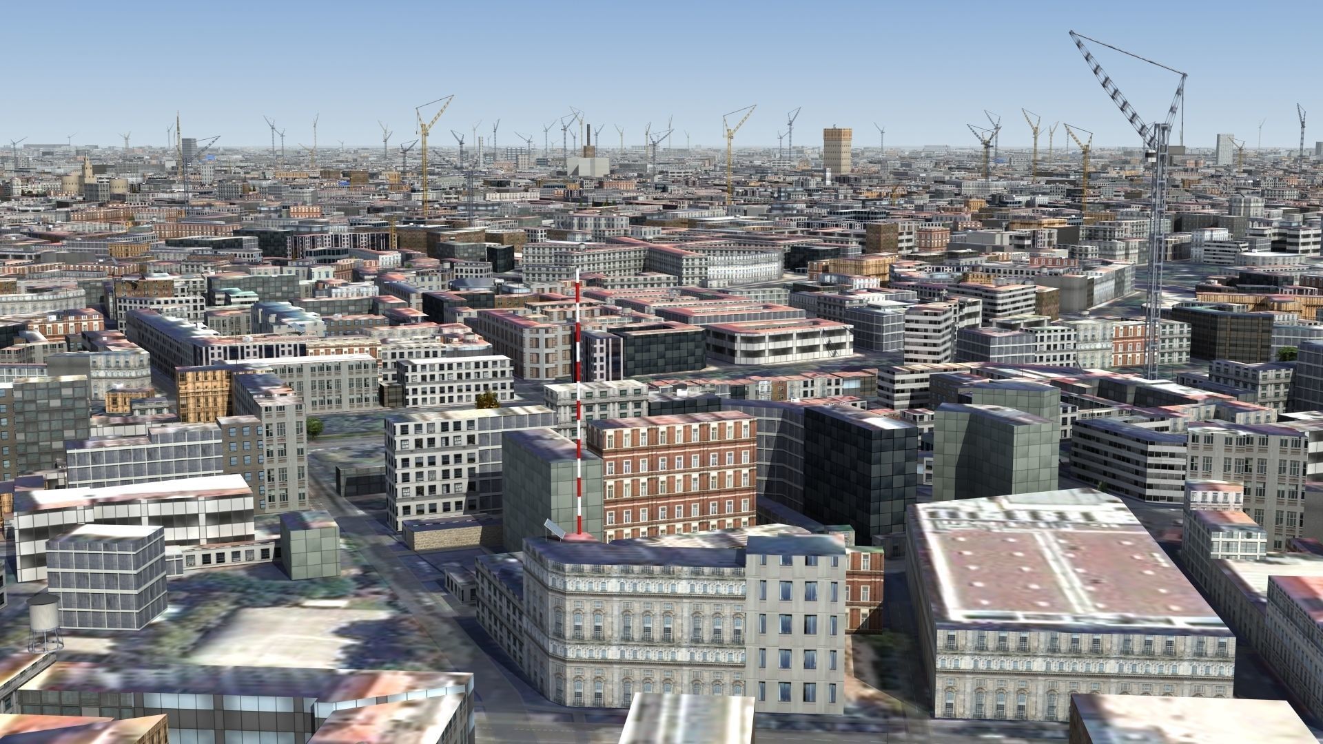 Milan City Italy Low-poly 3D model_7