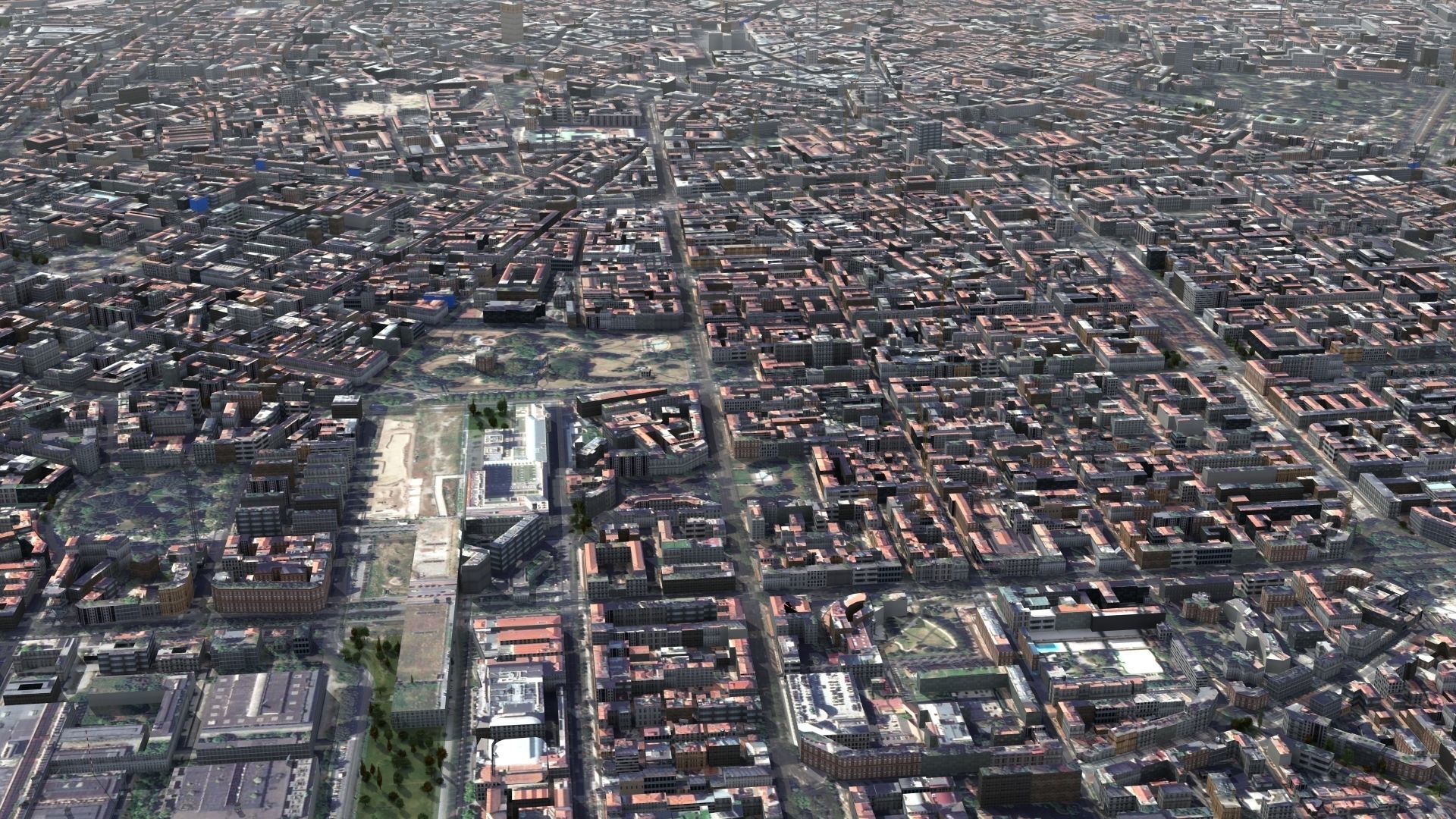 Milan City Italy Low-poly 3D model_6