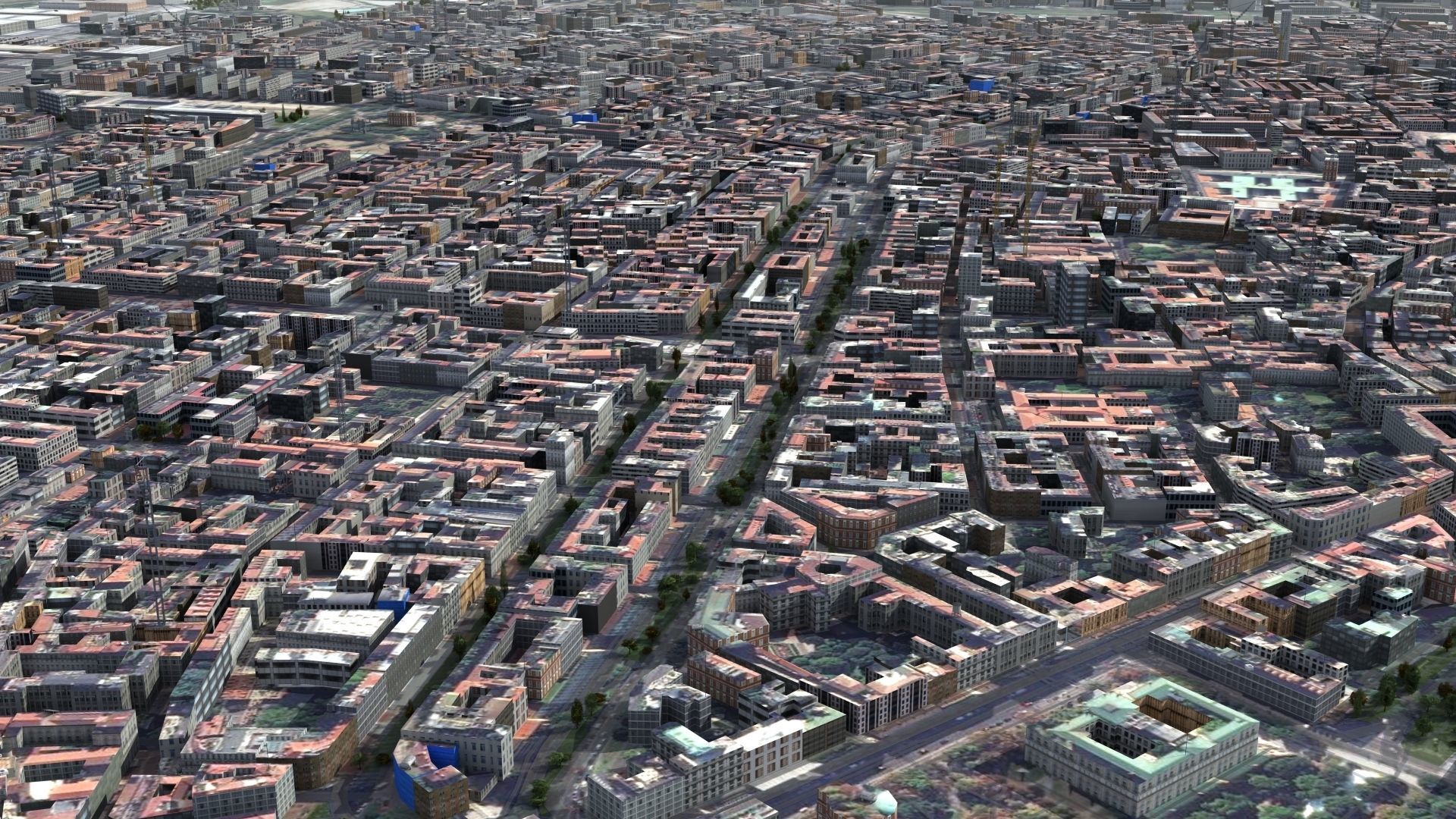 Milan City Italy Low-poly 3D model_25
