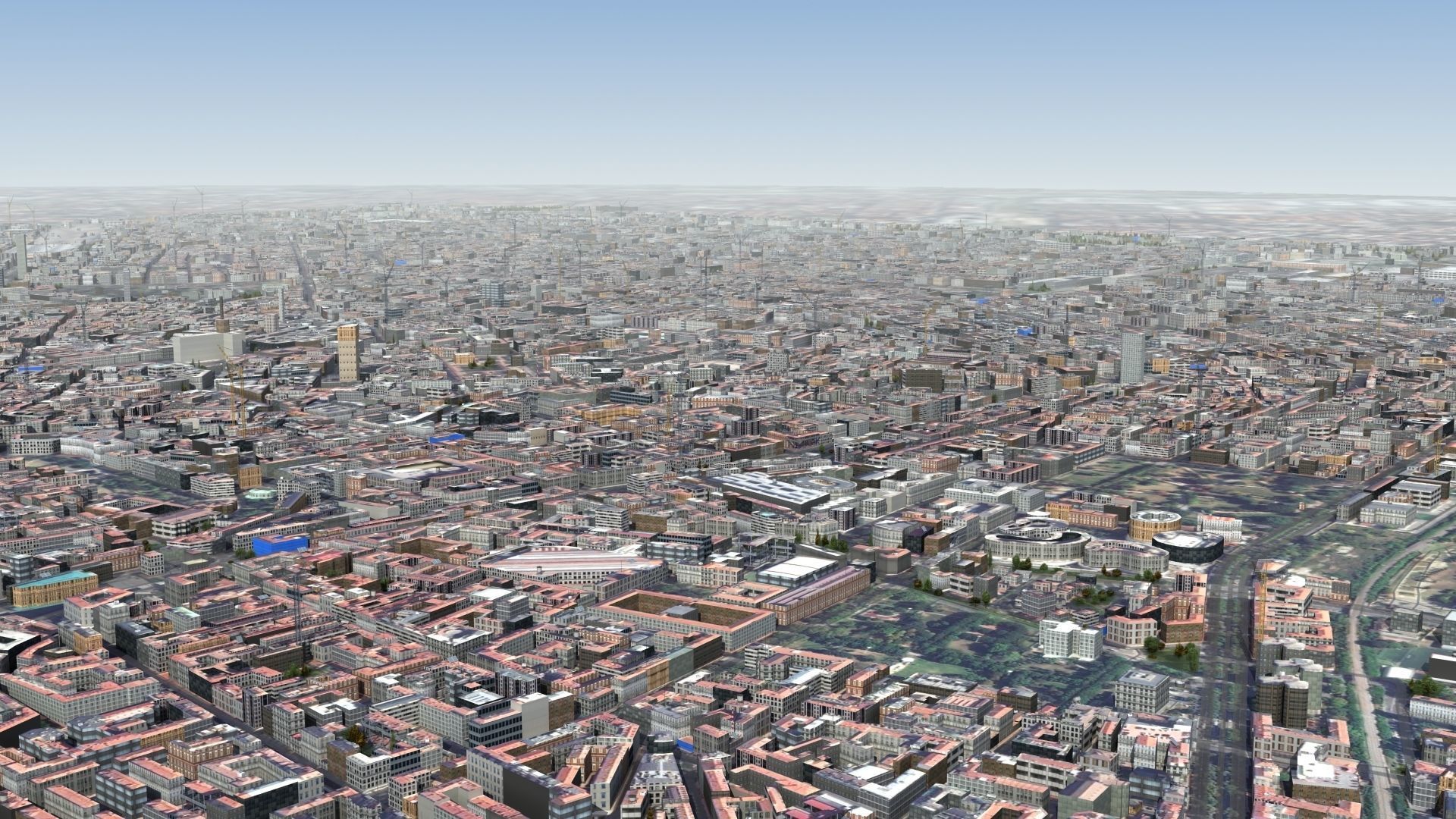 Milan City Italy Low-poly 3D model_24
