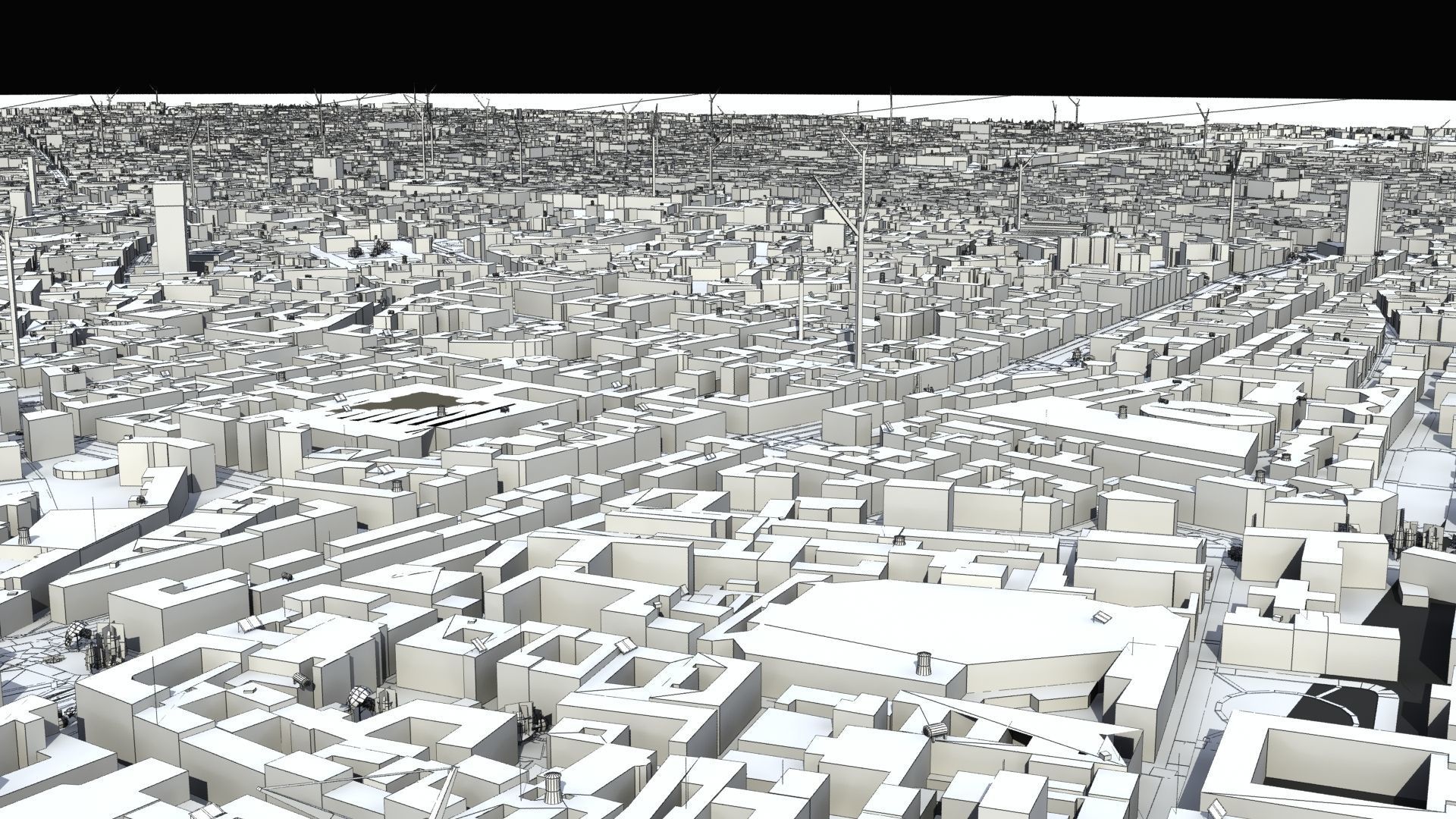 Milan City Italy Low-poly 3D model_39