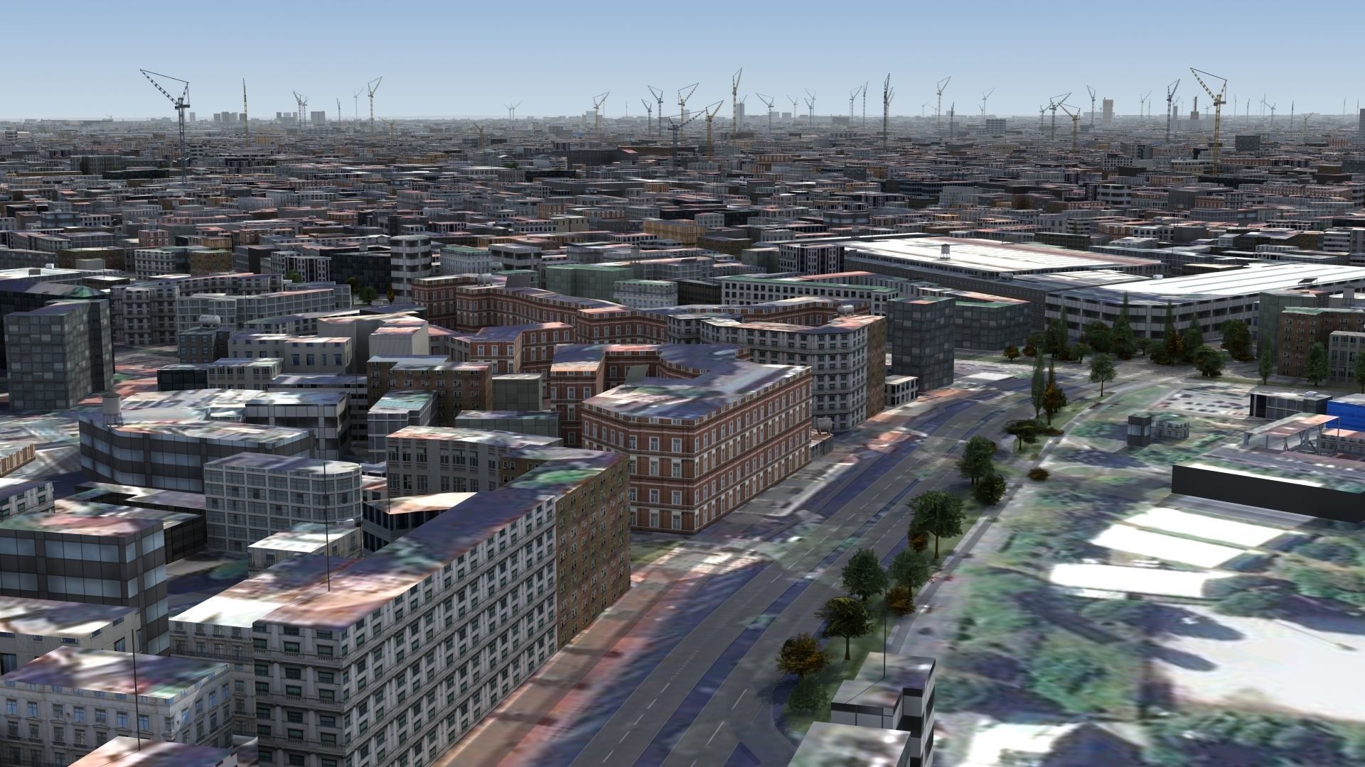 Milan City Italy Low-poly 3D model_12