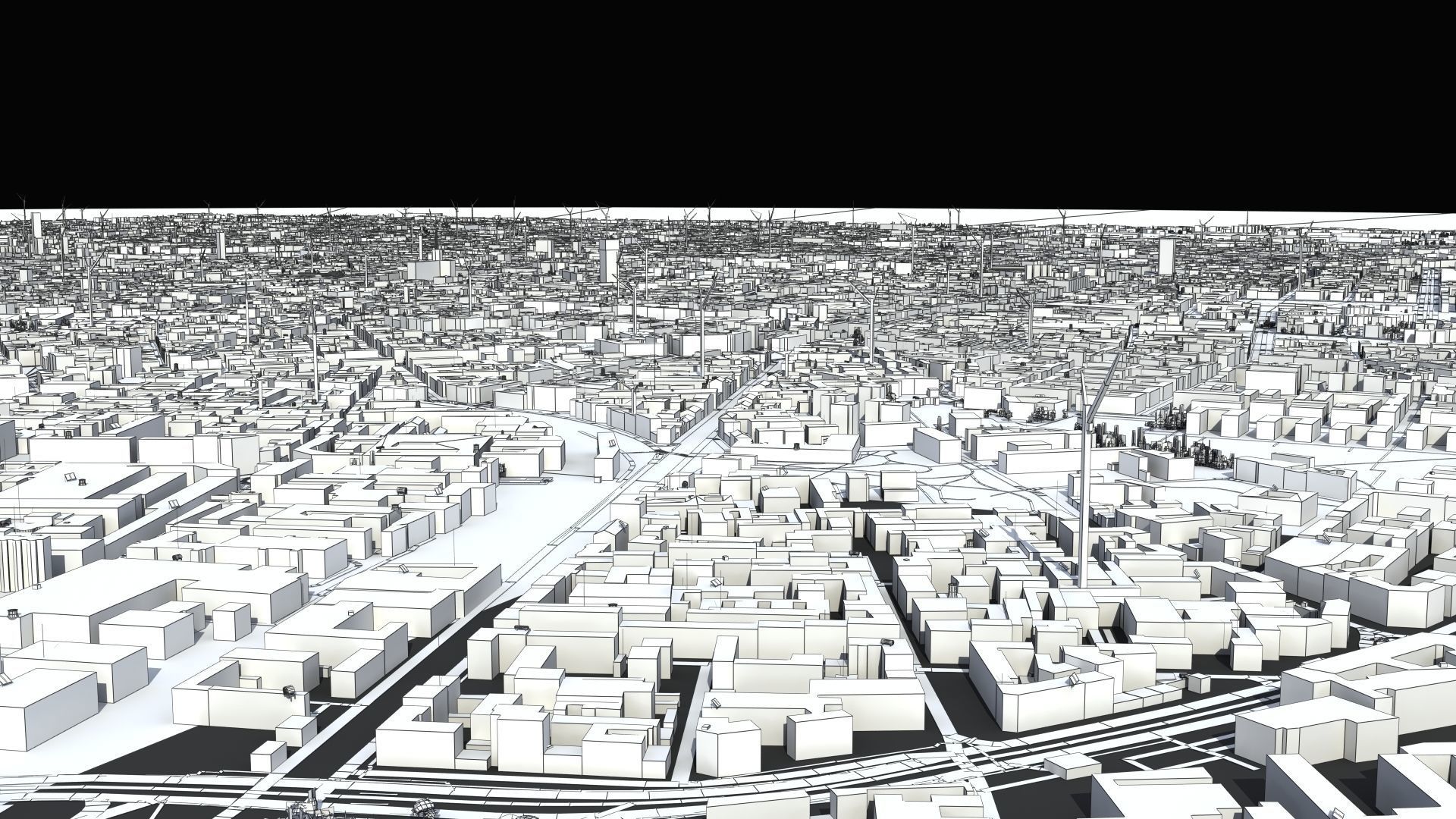 Milan City Italy Low-poly 3D model_45