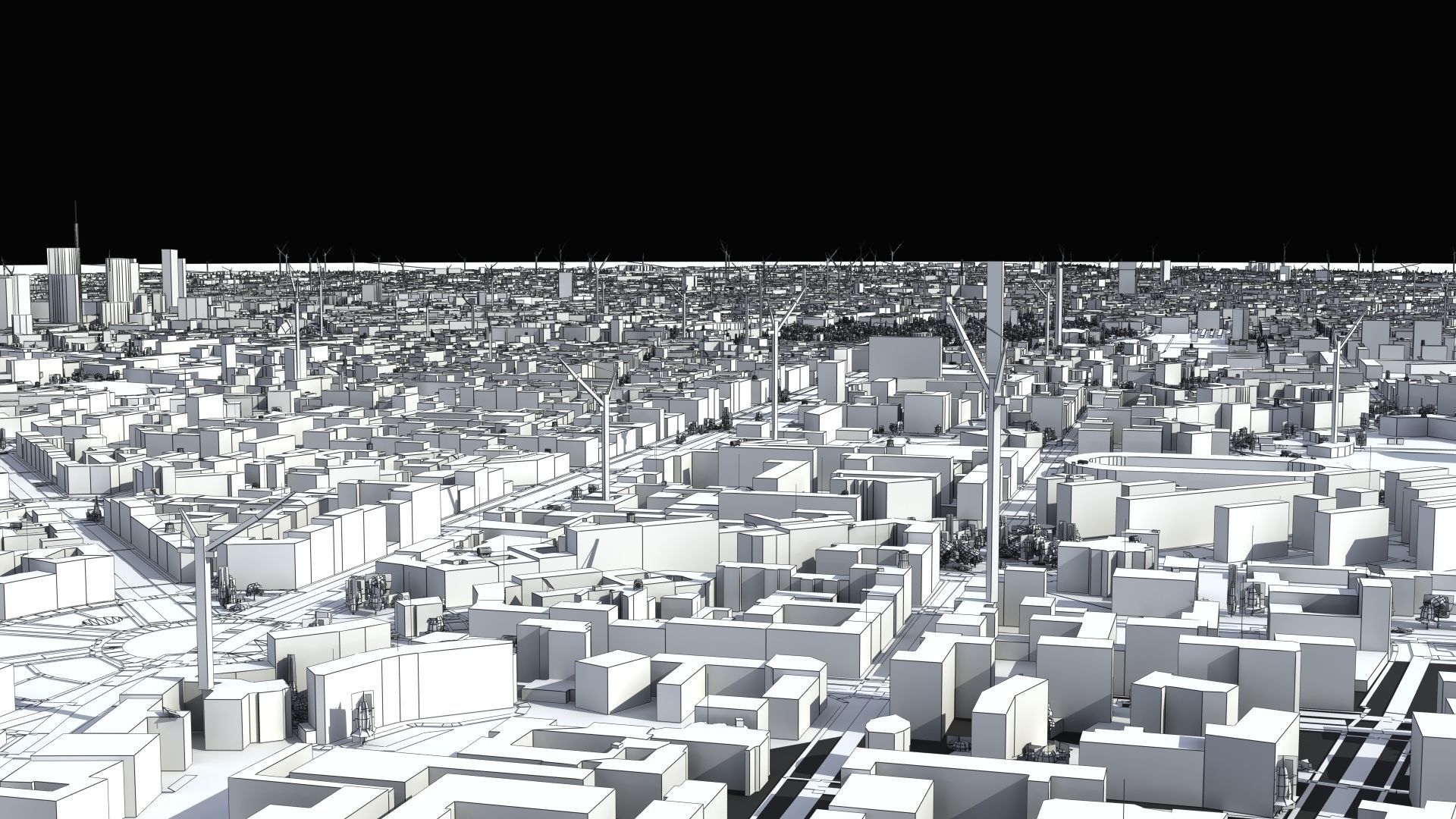Milan City Italy Low-poly 3D model_43
