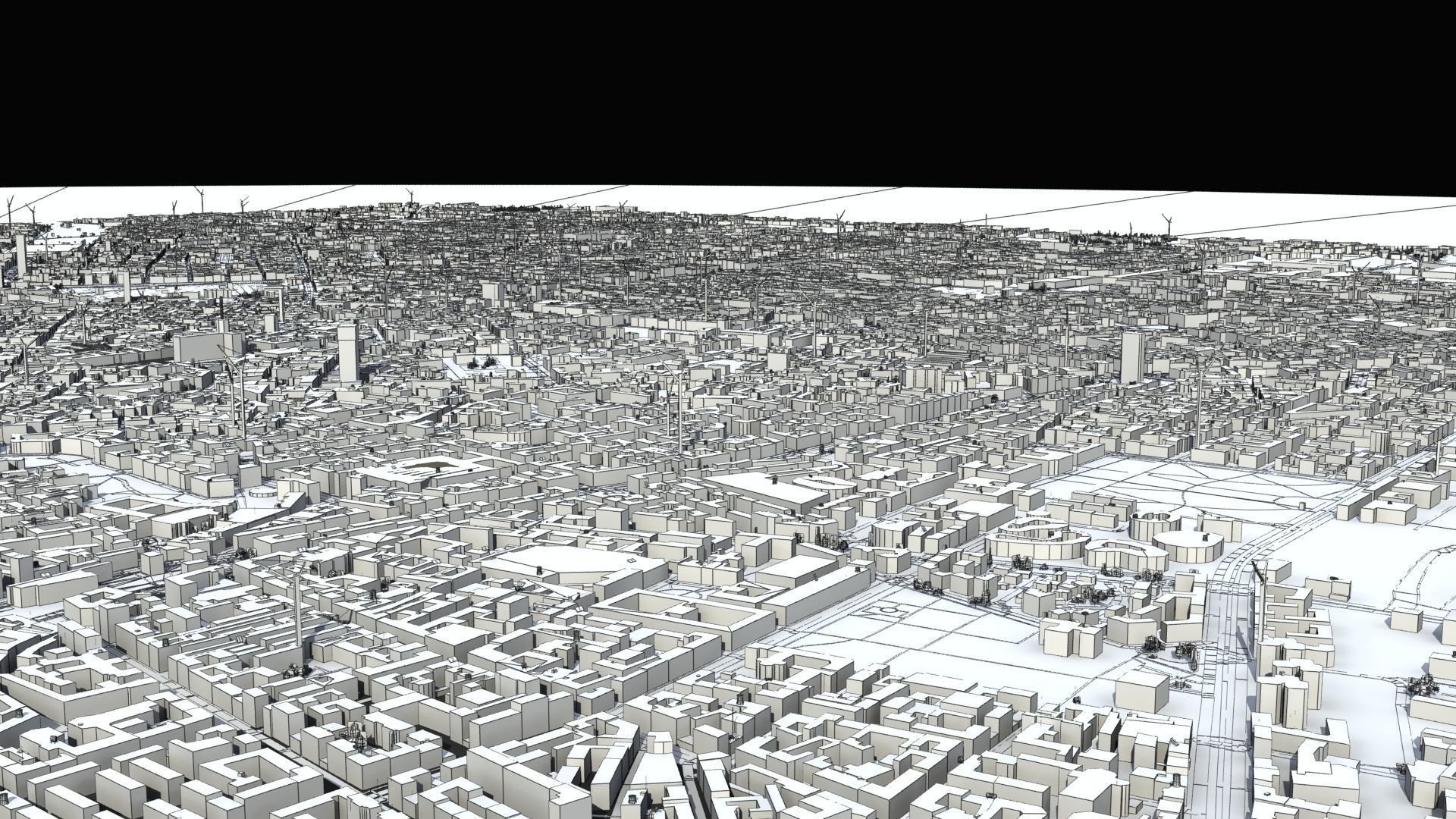 Milan City Italy Low-poly 3D model_53