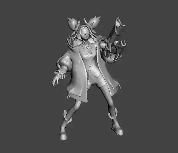 Withered Rose Zeri 3D Model