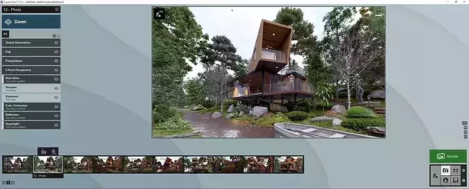 SCENE LUMION 11 5 AND ABOVE box house BY YOGA4ARCH 3D model 4
