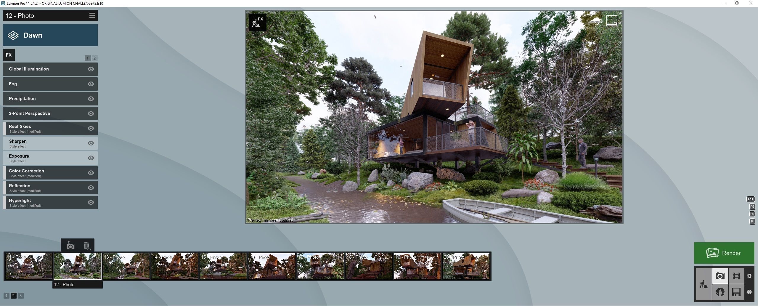 SCENE LUMION 11 5 AND ABOVE box house BY YOGA4ARCH 3D model_4